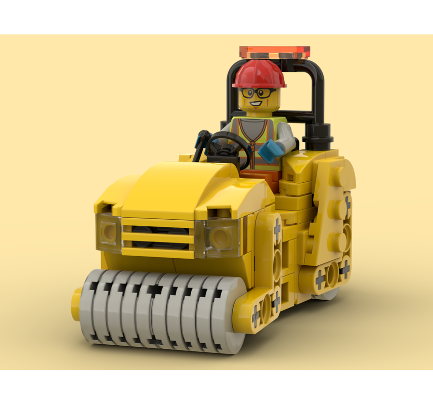 LEGO MOC Small Construction Roller by Wacky | Rebrickable - Build with LEGO