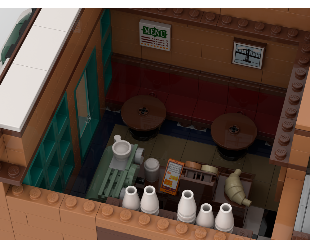 LEGO MOC Beans & Brew - Coffee Shop & Apartment Modular by ...