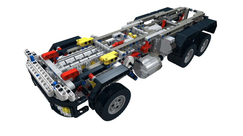 LEGO MOC 6x6 Offroad Modular Truck by D3K | Rebrickable - Build with LEGO