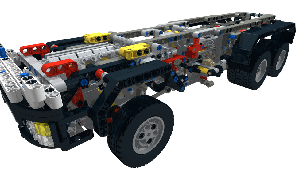 LEGO MOC 6x6 Offroad Modular Truck by D3K | Rebrickable - Build with LEGO