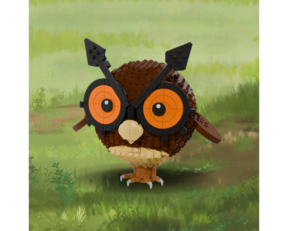 LEGO MOC-226705 Hoothoot by KraftyKoopa | Rebrickable - Build with LEGO