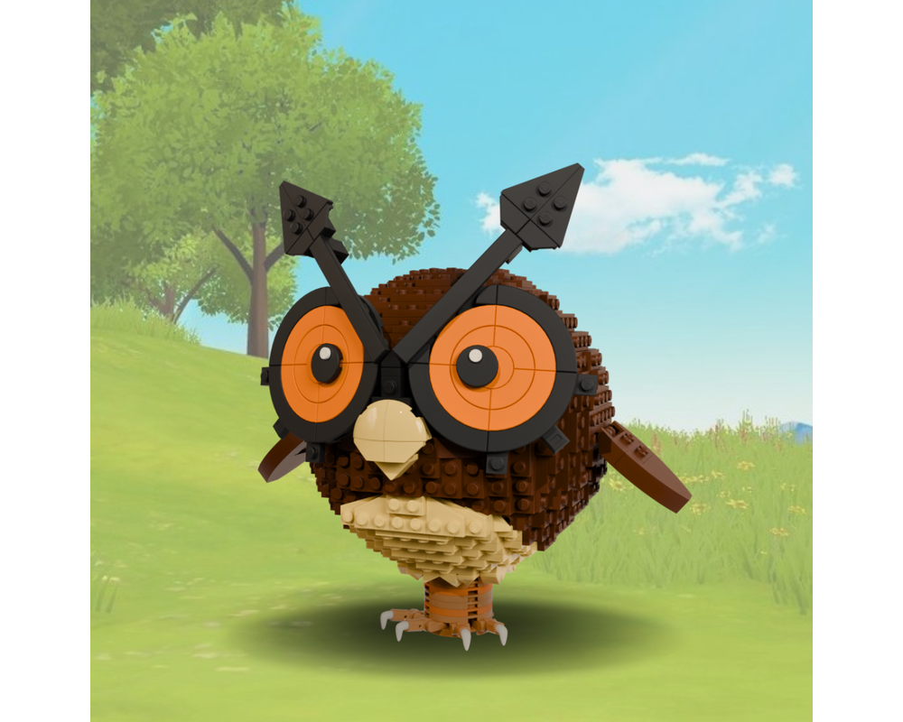LEGO MOC-226705 Hoothoot by KraftyKoopa | Rebrickable - Build with LEGO