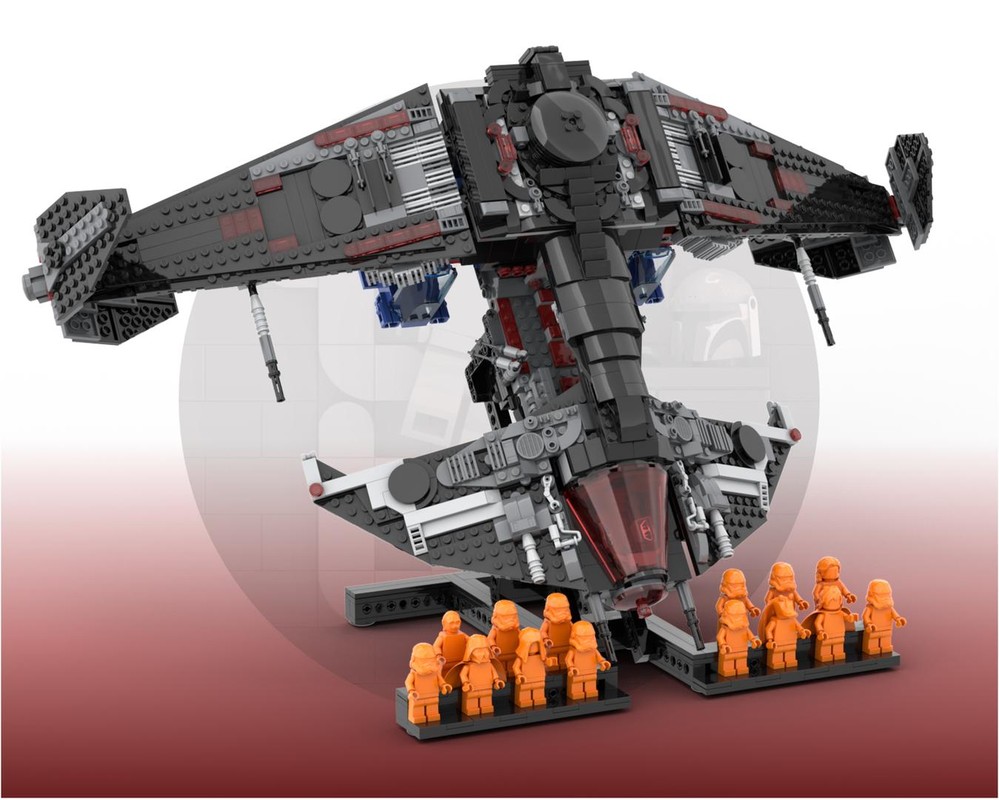 琴柱 LEGO MOC-226708 Stand for: 75389 - Heavy Altitude Support Craft
