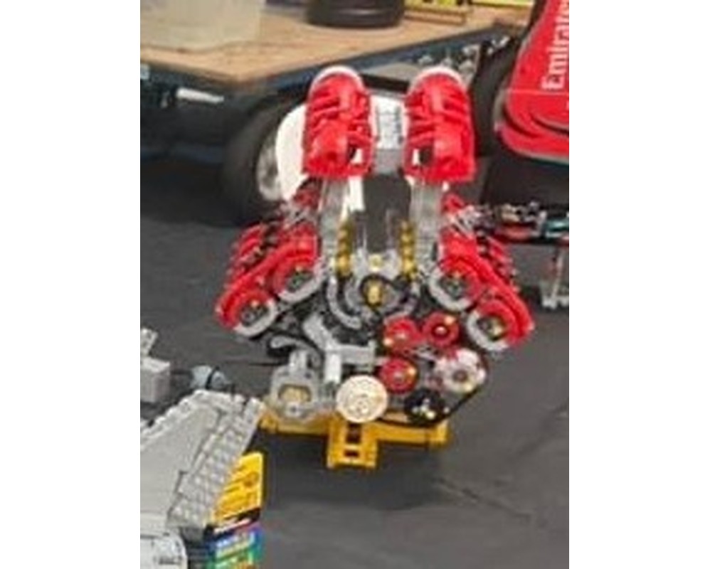 LEGO MOC-226736 V8 Engine Red by Smudge | Rebrickable - Build with LEGO