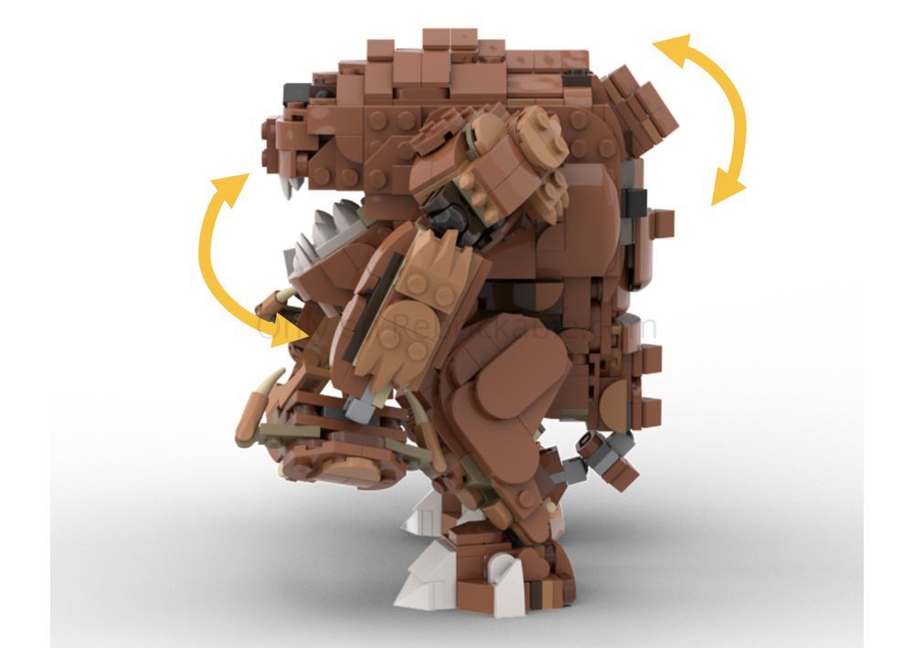 LEGO MOC-226879 31150+31154 Rancor by zengogobrick | Rebrickable ...
