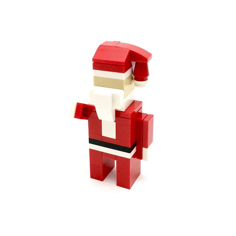 LEGO MOC Santa Claus Christmas Ornament by Lioncity Mocs