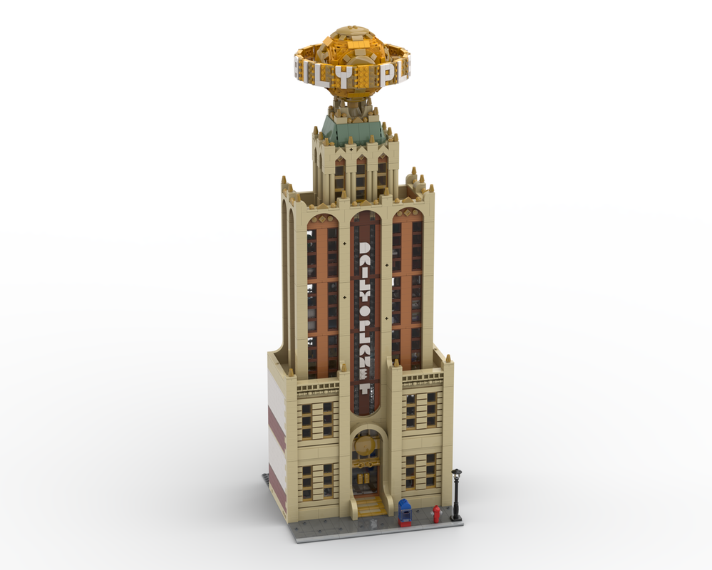 LEGO MOC-227040 The Daily Planet by P Squiddy | Rebrickable - Build ...