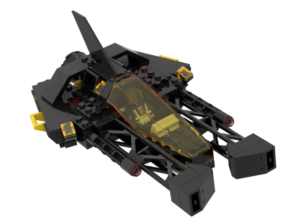 LEGO MOC Blacktron Paralyzer by Astrobug | Rebrickable - Build with LEGO
