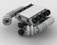 Twin Turbo 370 CID LS V8 Engine