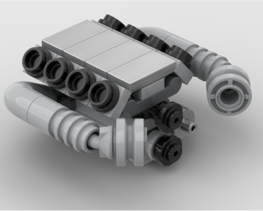 LEGO MOC-227091 Twin Turbo 370 CID LS V8 Engine by SRT-8 | Rebrickable ...