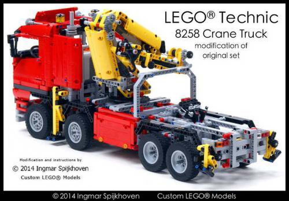Vej Sjov Natur LEGO MOC Modification Technic set 8258 with free instructions by Ingmar  Spijkhoven | Rebrickable - Build with LEGO
