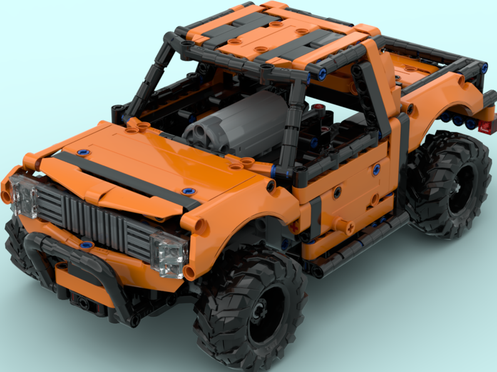 LEGO MOC-227128 Hilux 4x4 – Powered Offroad Pickup by Roma88 ...