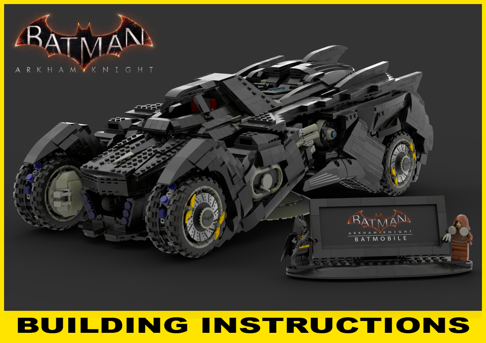 MOC Knight Batmobile UCS hasskabal | Rebrickable - Build with