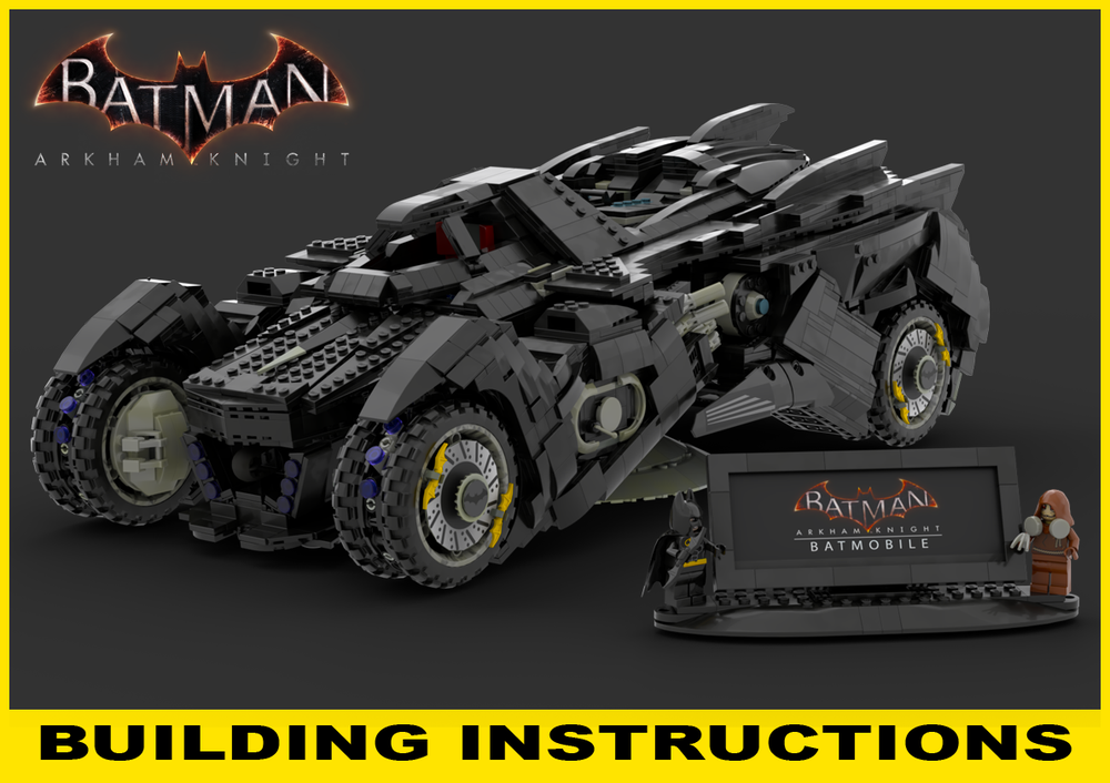 LEGO MOC Arkham Knight Batmobile UCS by hasskabal Rebrickable Build with LEGO