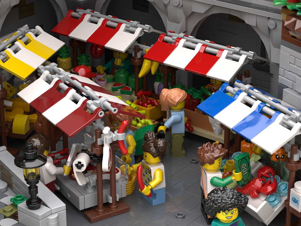 LEGO MOC-227299 Farmers Market by simon84 | Rebrickable - Build with LEGO