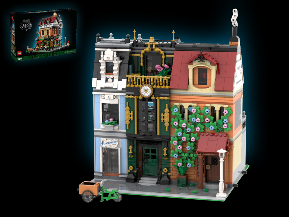 MOC-227308 Fish&Chips and Haberdashery - 10350 Tudor Corner Alternative Build