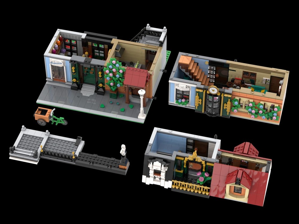 LEGO MOC Fish&Chips and Haberdashery - 10350 Tudor Corner Alternative ...