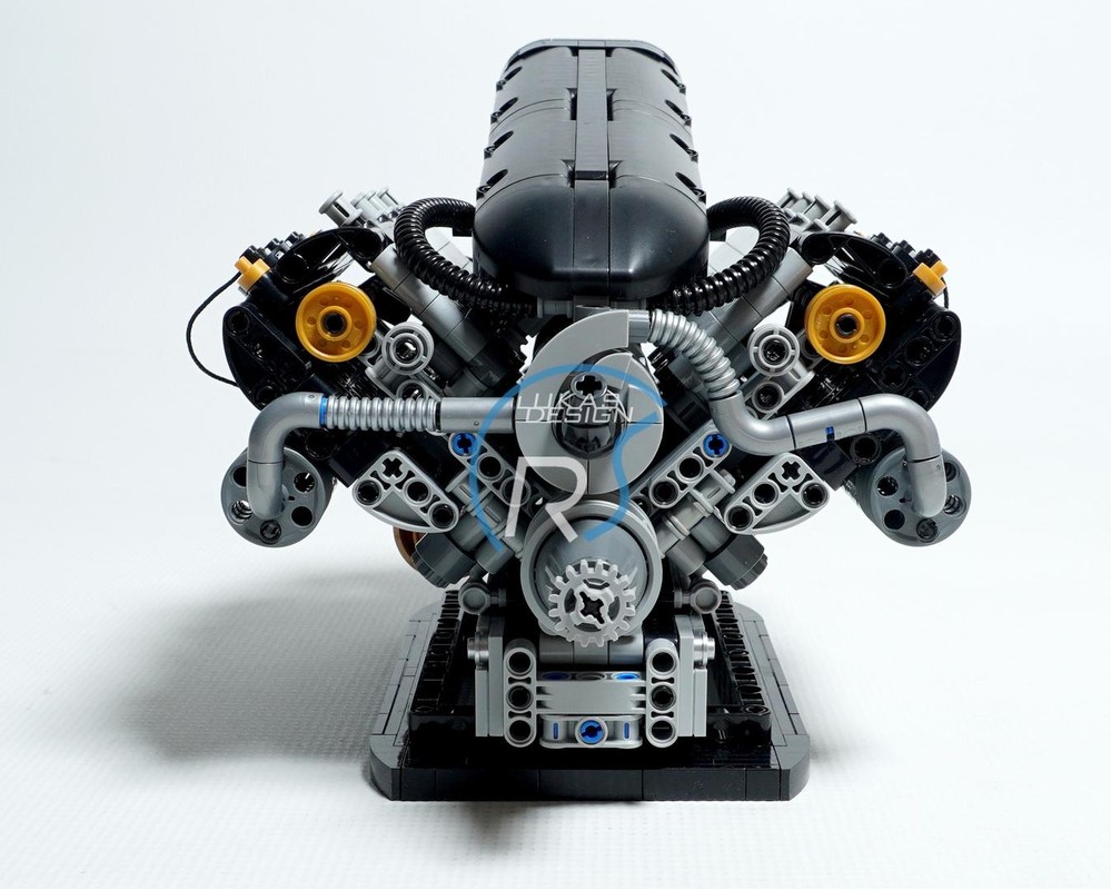 LEGO MOC-227359 V6 Hybrid Engine (inspired by F1 engine) by Lukas2020 ...