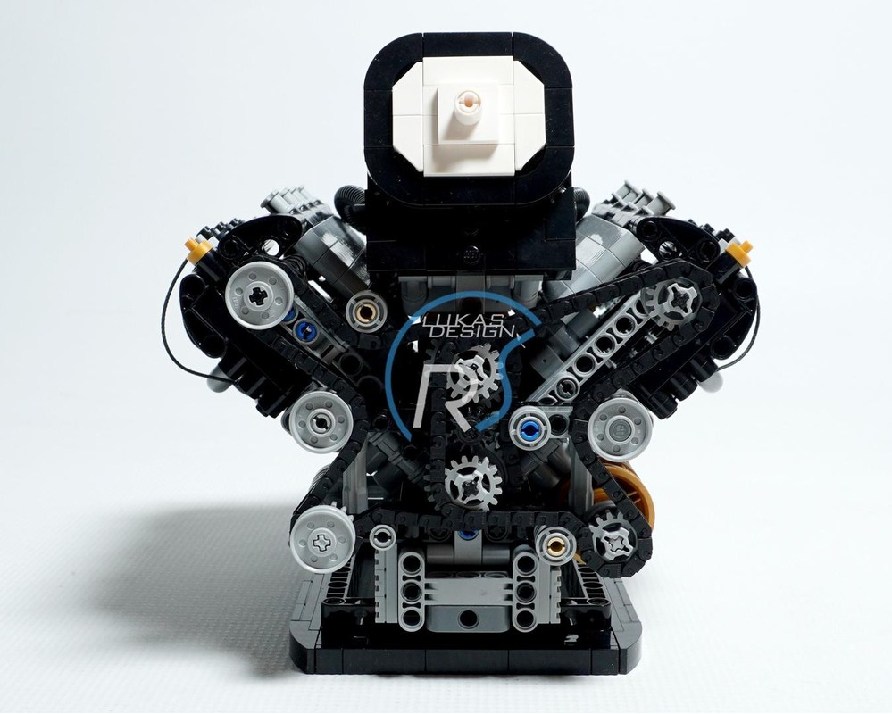 LEGO MOC-227359 V6 Hybrid Engine (inspired by F1 engine) by Lukas2020 ...
