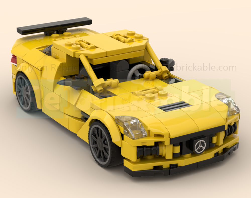 LEGO MOC-227377 Mercedes SLS AMG Black Series by Xayabricks ...