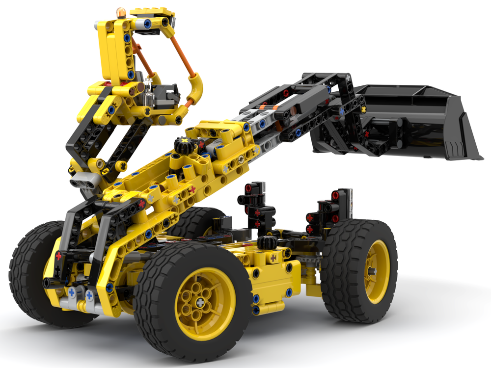 LEGO MOC TELESCOPIC LOADER by KeisukeOmori | Rebrickable - Build