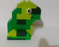 Green Parrot Head