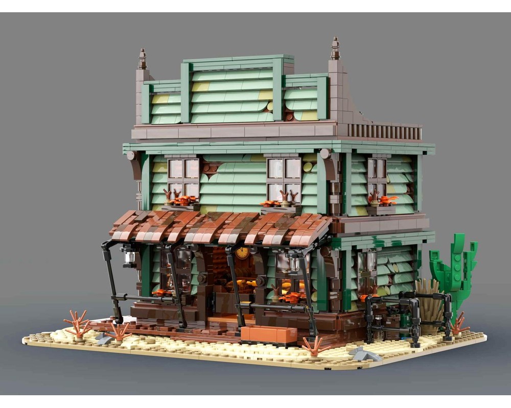 LEGO MOC-227472 Modular Western Saloon by PeetersKevin | Rebrickable ...