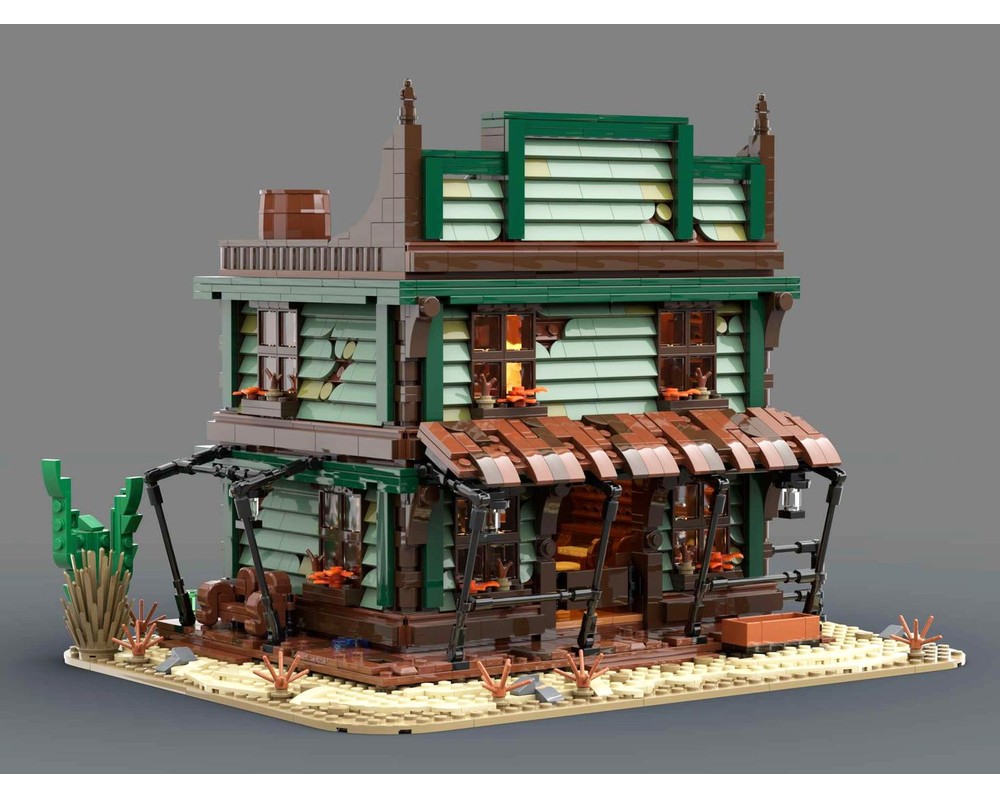 LEGO MOC-227472 Modular Western Saloon by PeetersKevin | Rebrickable ...