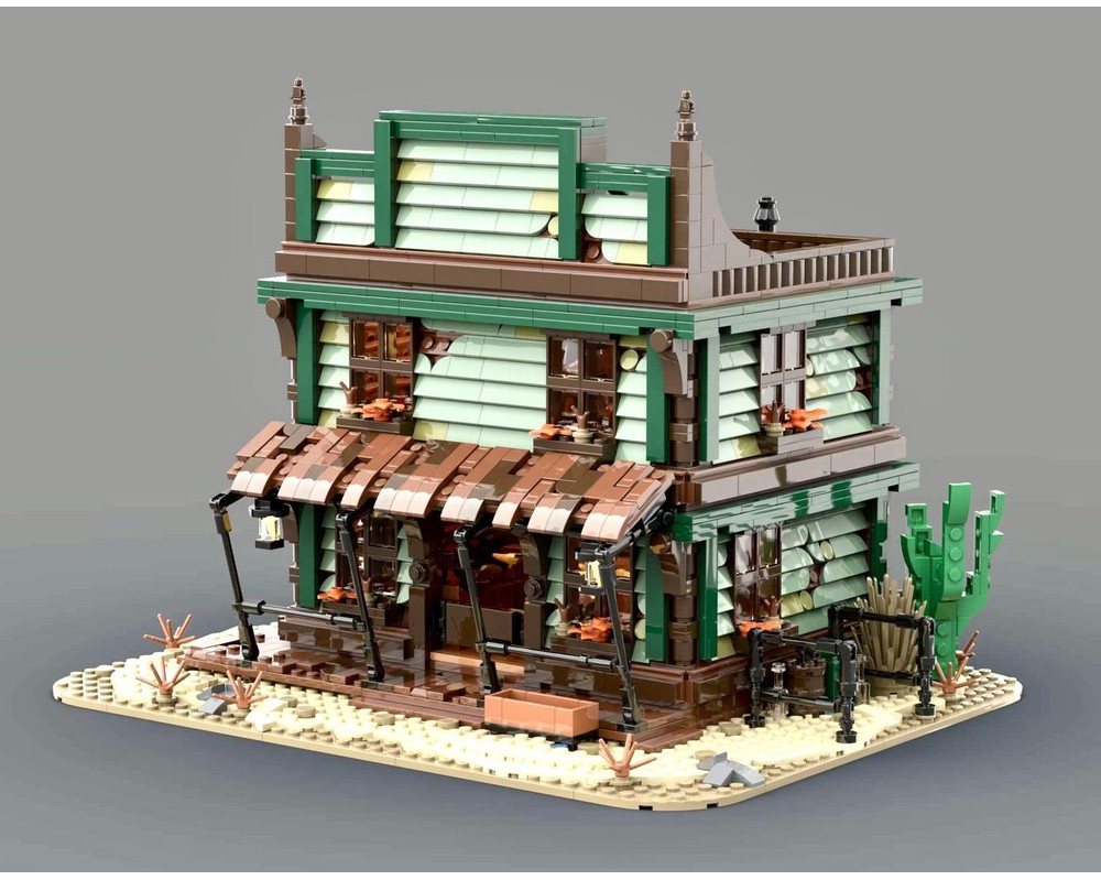 LEGO MOC-227472 Modular Western Saloon by PeetersKevin | Rebrickable ...