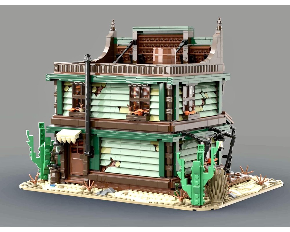 LEGO MOC-227472 Modular Western Saloon by PeetersKevin | Rebrickable ...