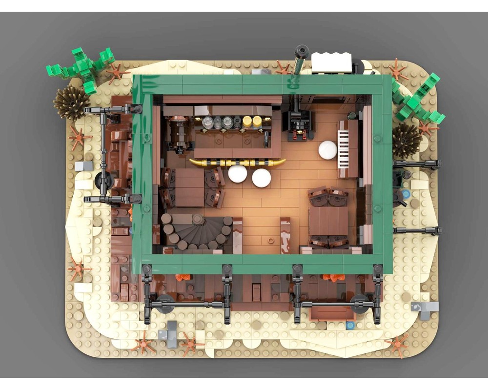 LEGO MOC-227472 Modular Western Saloon by PeetersKevin | Rebrickable ...