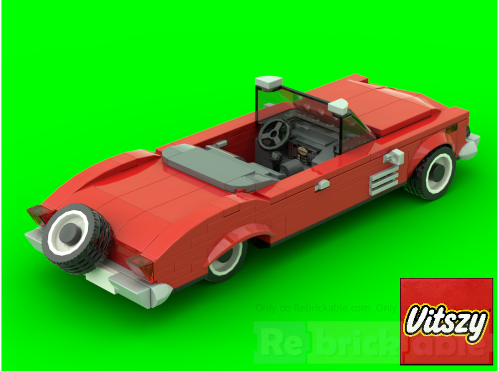 LEGO MOC-227553 Oldstyle roadster by Vitszy | Rebrickable - Build with LEGO