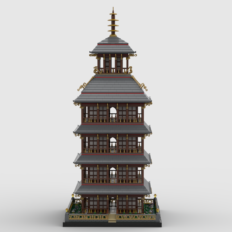 モコページ LEGO MOC-227643 Modular Japanese Pagoda by Helldogg12