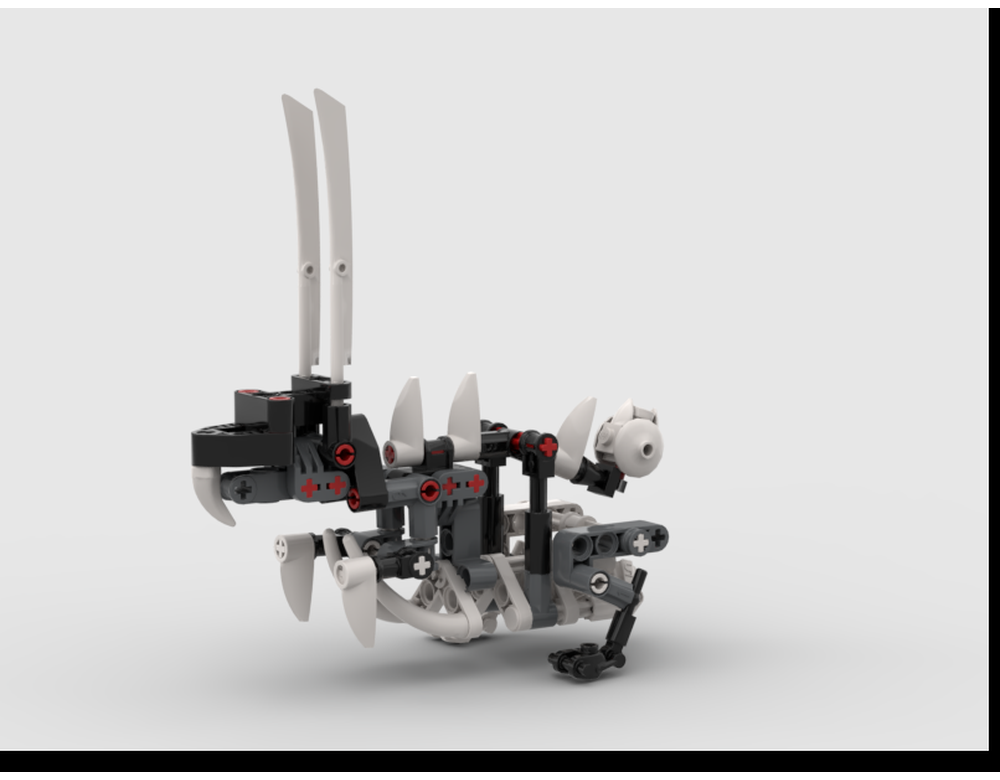 LEGO MOC Skeletal Rabbit by SVC | Rebrickable - Build with LEGO