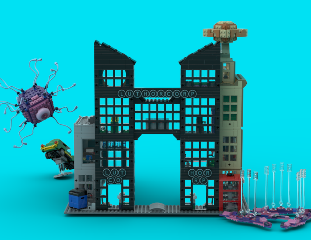 LEGO MOC-227688 super-man movie: mega metropolis mayhem by CJsBricks ...