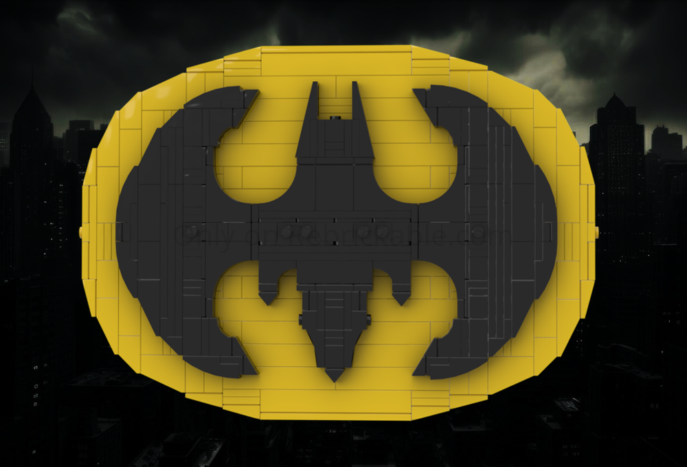 LEGO MOC Bat-man logo - DC Icons collection by raguidel | Rebrickable ...