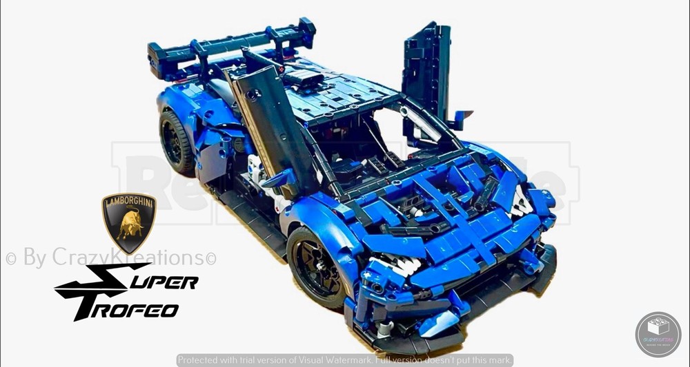 LEGO MOC-227705 Lamborghini Huracan Super Trofeo EVO 1:12 by