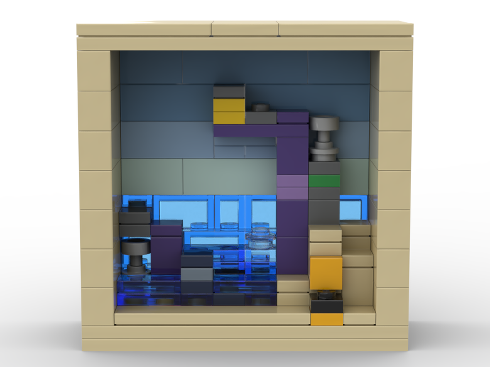 LEGO MOC-227747 Picture Frame - The Ruined Portal by aure bricks ...