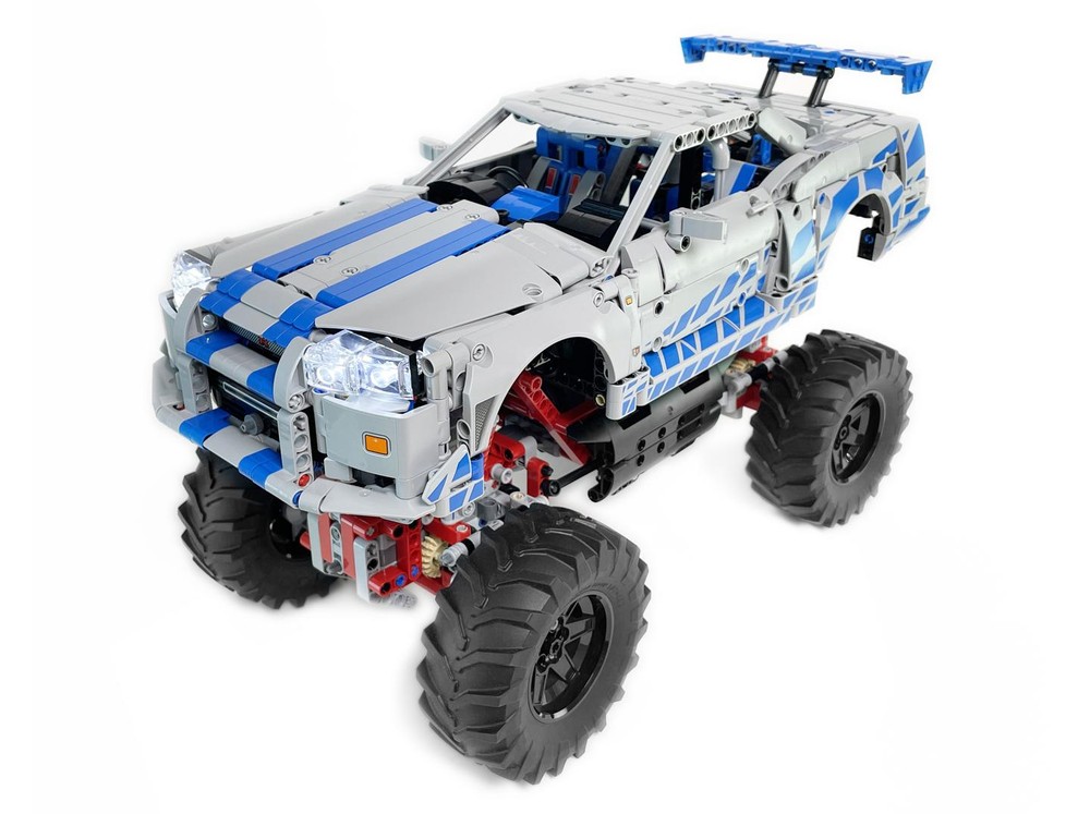 りんたん LEGO MOC-227822 42210 Fast & Furious 2 Nissan Skyline GT-R (R34
