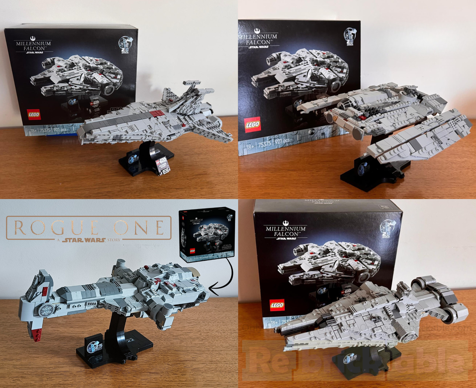 LEGO MOC 75375 Milenium Falcon alternate builds pack bundle #1