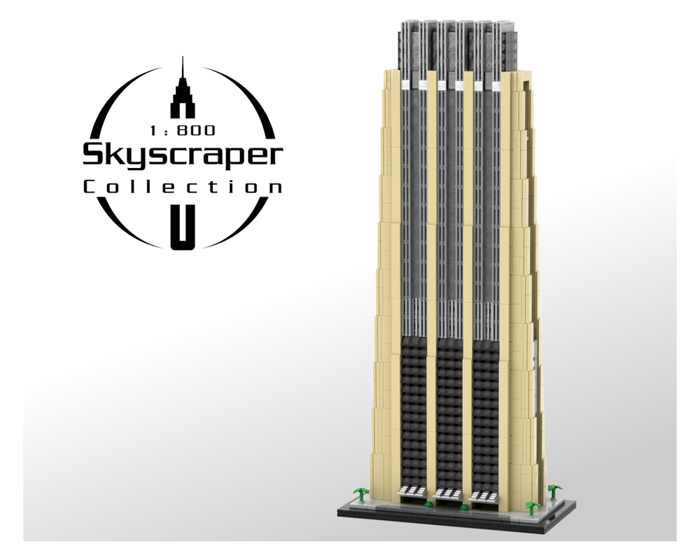 LEGO MOC-227859 The Index (Dubai) 1:800 Scale by SPBrix