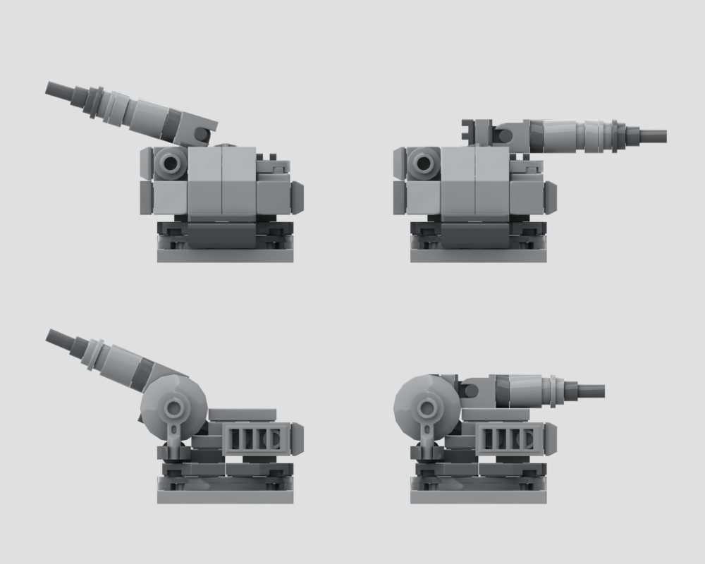 LEGO MOC Imperial Base - Laser AA Turrets by Addan | Rebrickable ...