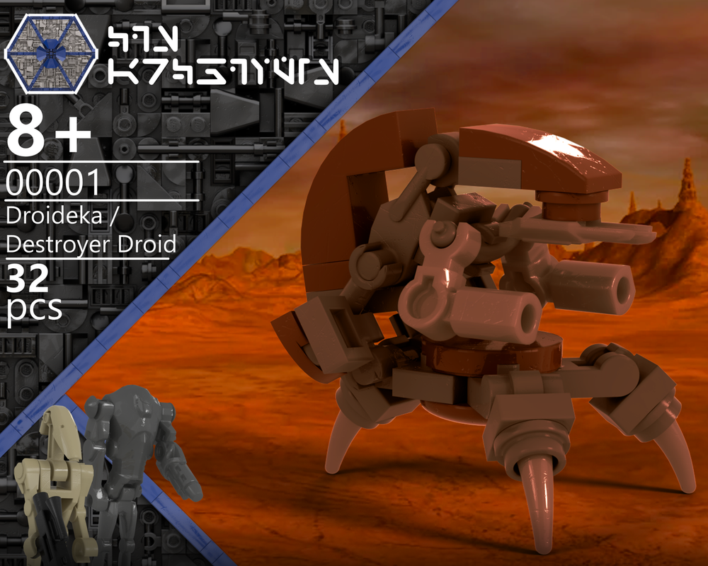 LEGO MOC-227953 Minifig-Scale Droideka by CIS_Archives | Rebrickable ...