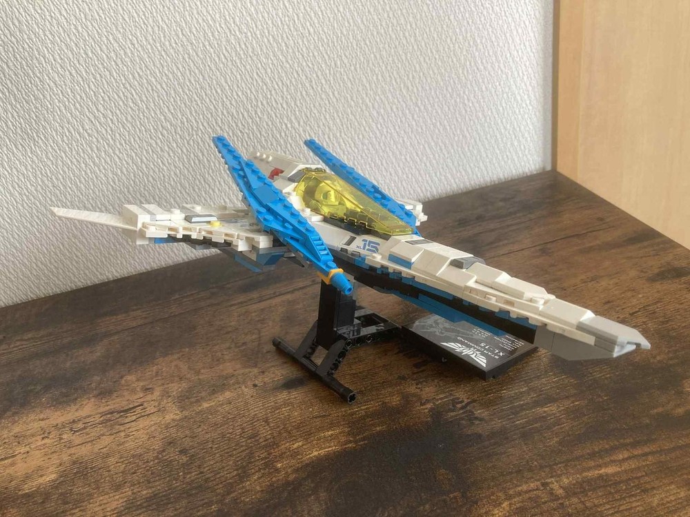 LEGO MOC Star Fox Arwing Minifigure Scale by CreationCaravan (Brad