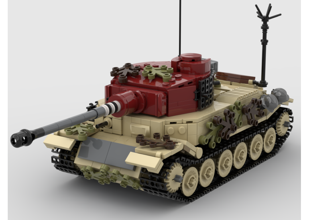LEGO MOC Pz.Bef.Wg.VI P Porsche Tiger German WW2 Heavy Tank by ...