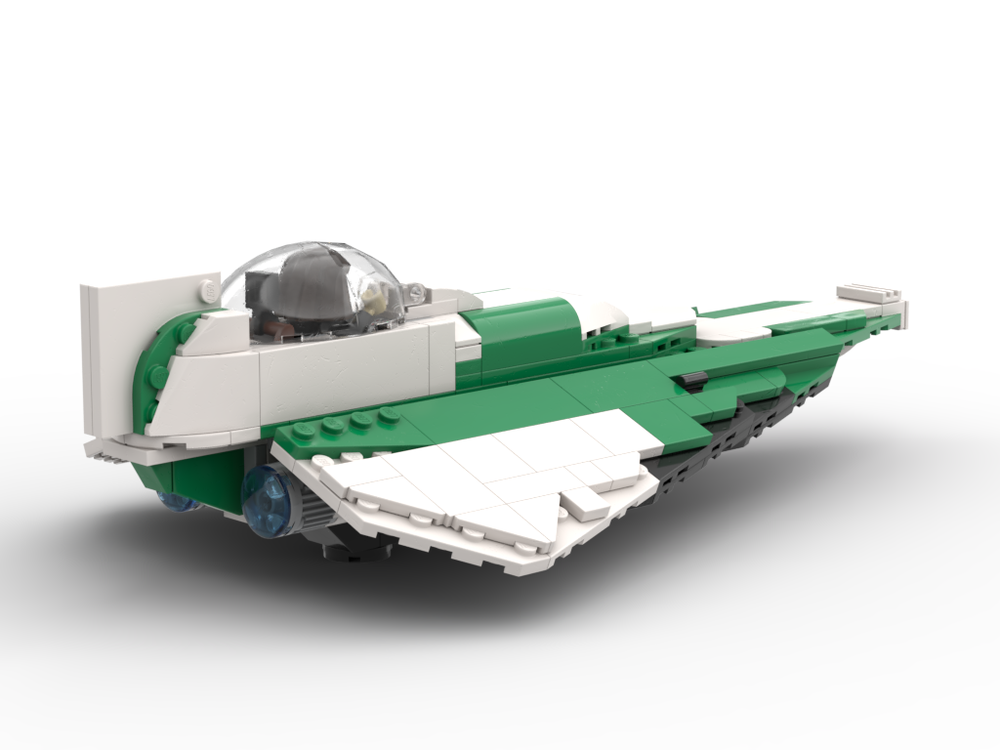 LEGO MOC Luminara Unduli's Delta7 Aetherspriteclass Starfighter by