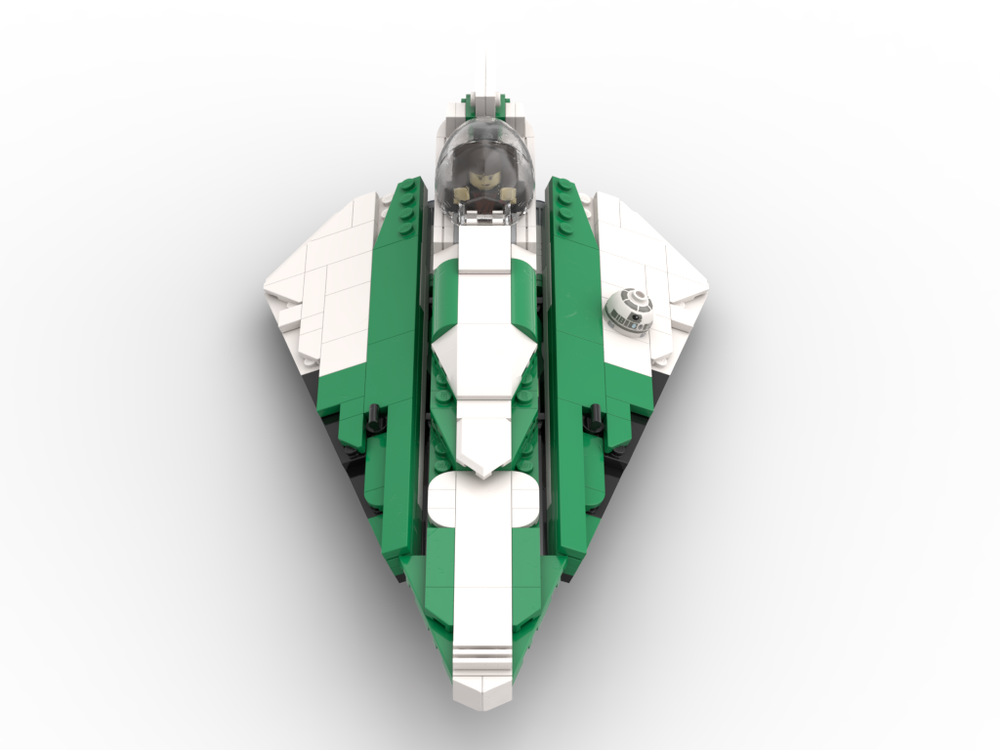 LEGO MOC Luminara Unduli's Delta7 Aetherspriteclass Starfighter by