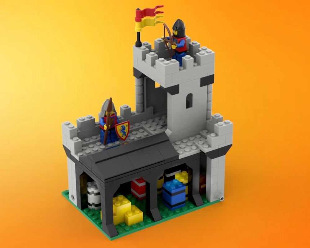 LEGO MOC-228138 Classic Castle Expansion - 6080 - Warehouse by