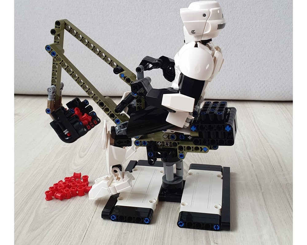 LEGO MOC-228197 42110 Technic Sit-on Excavator LEGO Technic Landrover ...