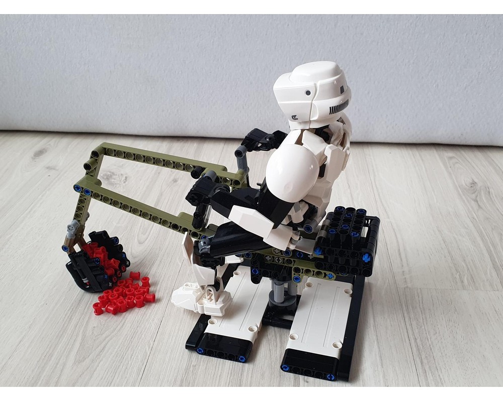 LEGO MOC-228197 42110 Technic Sit-on Excavator LEGO Technic Landrover ...